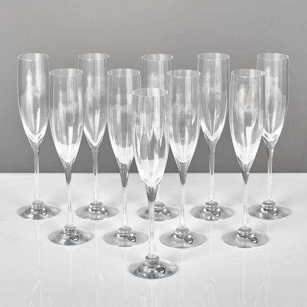GUNNAR CYRÉN. Glas. 10 stycken. Optica Symphony. Orrefors.