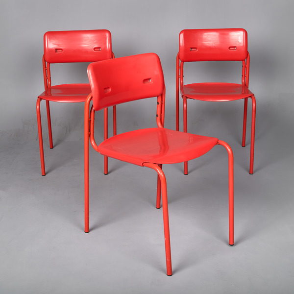 NIELS GAMMELGAARD. 3 stolar. Folke. IKEA. 1970-tal.