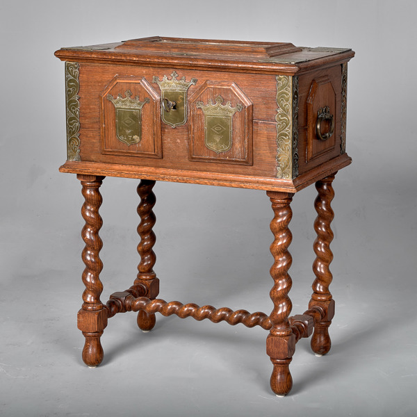 SCHATULL. Tobaksspinneriets intressenter. Steckau och Co, Norrköping. 1700-tal.