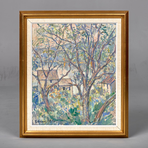 EDVIN OLLERS. (1888-1959). Olja på duk.