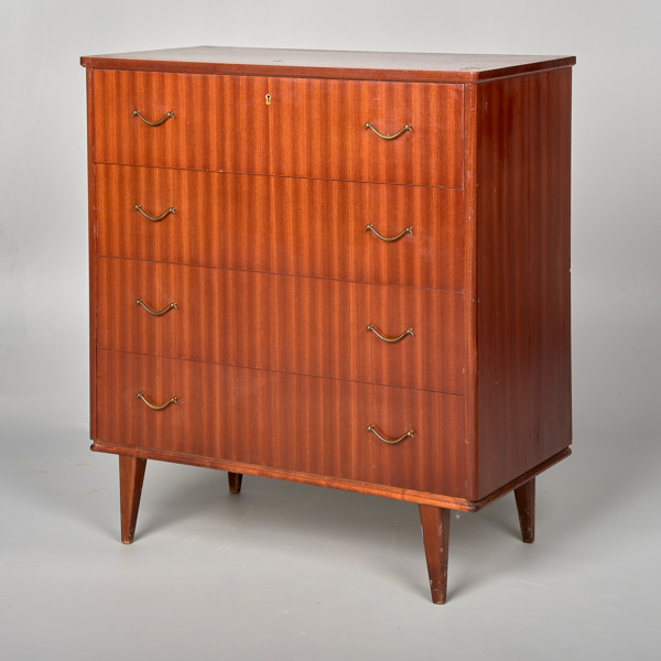 Byrå. Mahogny. 1950-tal.