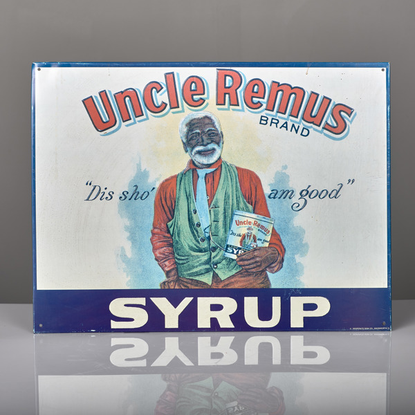 PLÅTSKYLT. Uncle Remus Syrup.