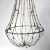 TOVE ADMAN. Ljuskrona. Taggtråd med små ljuspunkter. Fafner Form. 2000-tal.