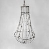 TOVE ADMAN. Ljuskrona. Taggtråd med små ljuspunkter. Fafner Form. 2000-tal.