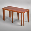 SATSBORD. Teak. 3 delar. 1960-tal.
