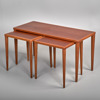 SATSBORD. Teak. 3 delar. 1960-tal.