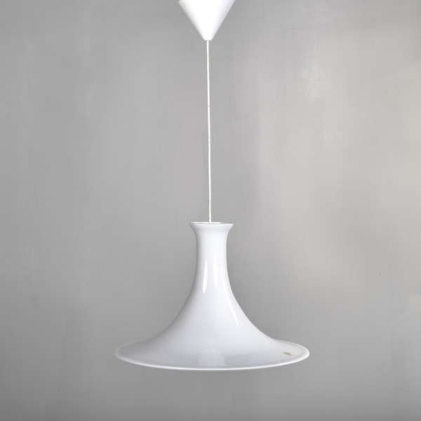 MICHAEL BANG. Taklampa. Glas. Mandarin. Holmegaard/Royal Copenhagen.