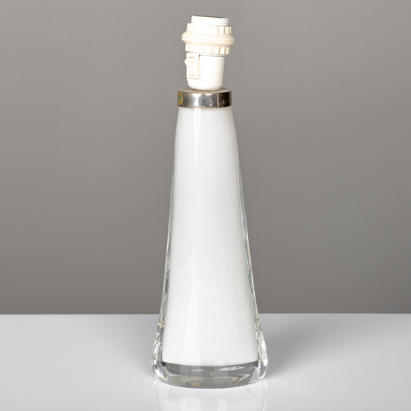 CARL FAGERLUND. Bordslampa. Orrefors. 1960-tal.