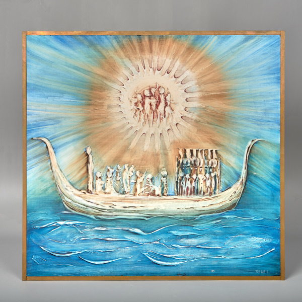 OLLE IDEWALL. (1928-1991). Akryl.