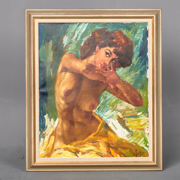 CHARLES ROKA. ( 1912-1999). Olja på duk.