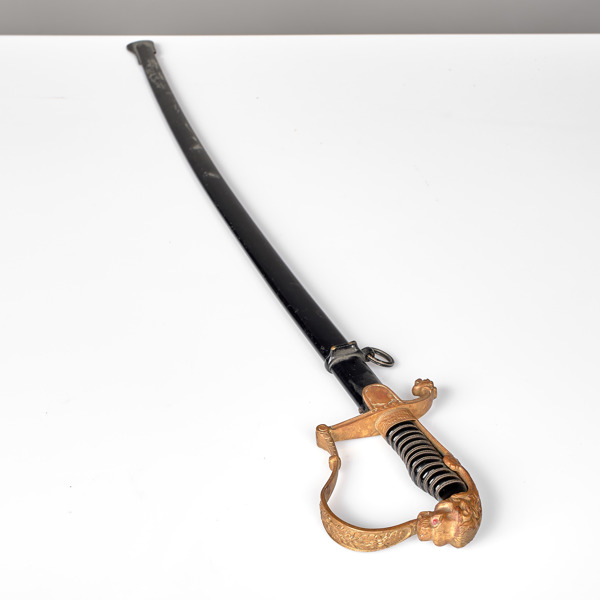 OFFICERSVÄRJA. Preussisk. Artilleriet. Cirka 1890.