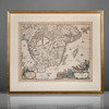 KARTA. Gothia. Pitt, Moses. Handkolorerad. cirka 1680.