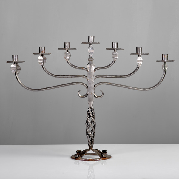 KANDELABER. Smide. Käck & Hedby, Leksand.