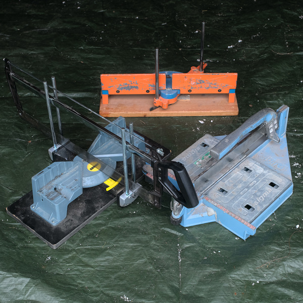 PARTI. Kakelskärare Sigma, Luna och Gersåg Edwin.