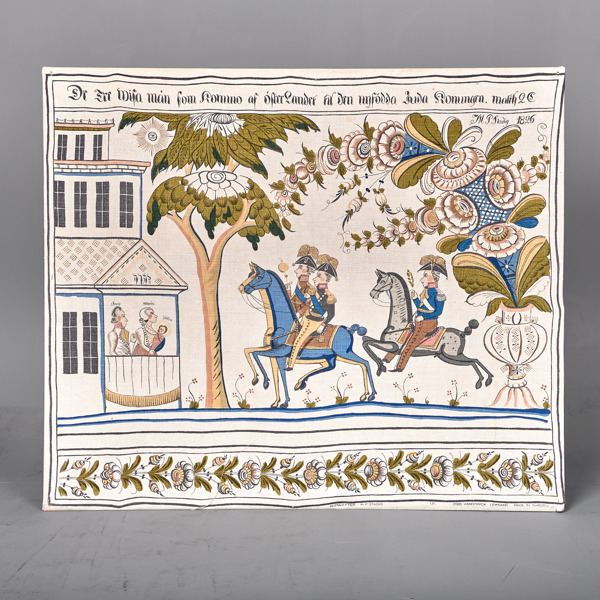 TEXTILTRYCK. Jobs handtryck, Leksand.