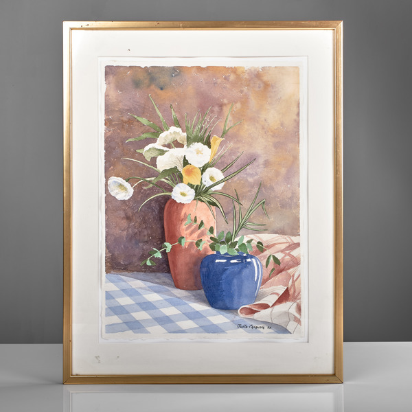 JULIO CASANOVA. (1953-). Akvarell.