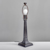 BORDSLAMPA. Glas och metall. Olika motiv från Ljugarn, Gotland. Decorabex.