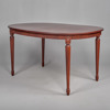 BORD + 6 STOLAR. Mahogny. Gustaviansk stil. Axet. Tibro Möbler.