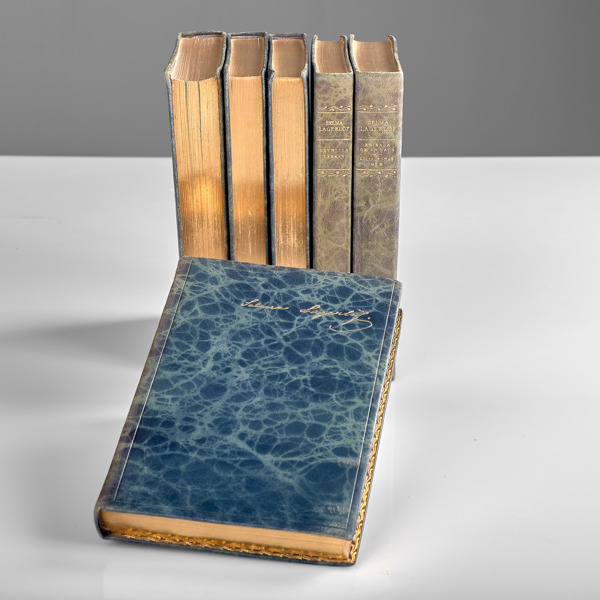 SELMA LAGERLÖF. 6 böcker med guldsnitt. Albert Bonniers 1934.