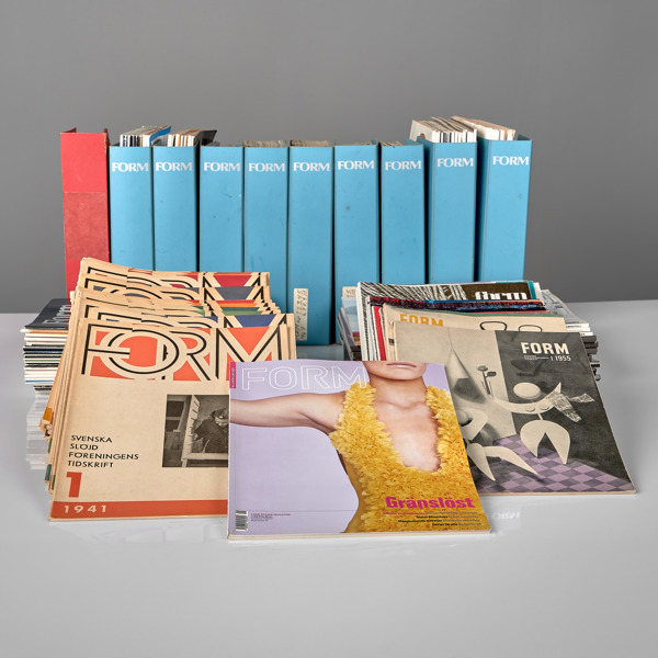 TIDSKRIFTEN FORM. 1941-2008. Cirka 220 stycken.