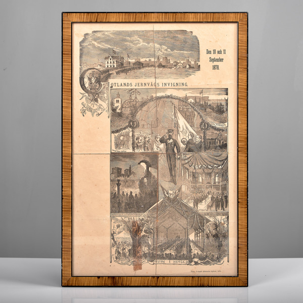 GOTLANDS JERNVÄGS INVIGNING 1878.