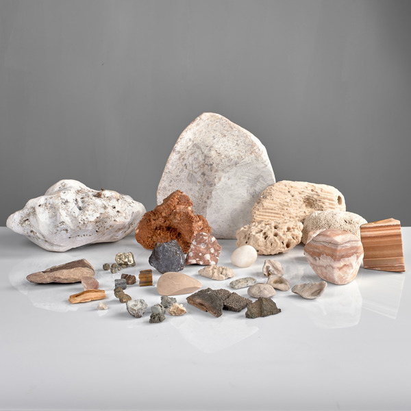 STENSAMLING. De flesta är troligen hittade i Lummelunda, Gotland.