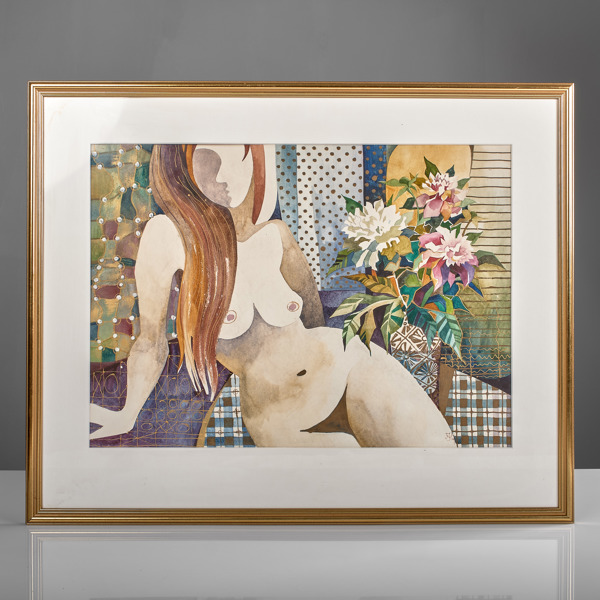 NATALJA TCHERNETSKAJA. (1963-). Akvarell.