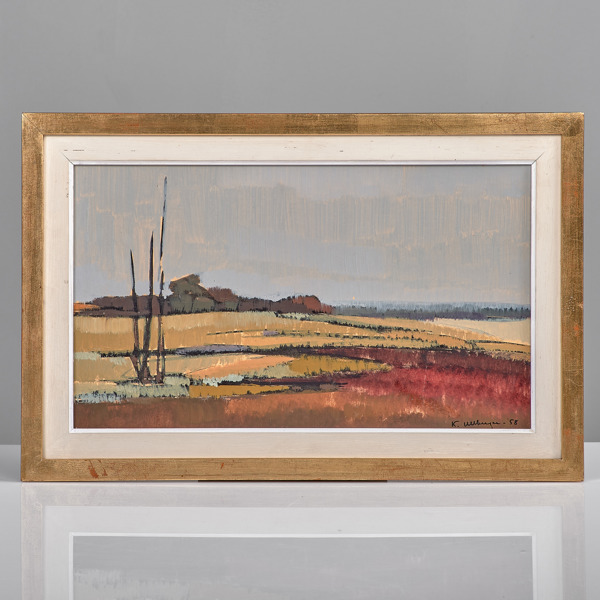 KURT ULLBERGER. (1919-2008). Olja på pannå.