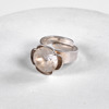 RING. Sterlingsilver med bergkristall. Alton, Falköping.