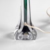 GUSTAV LEEK. Bordslampa. Glas. 1960-70-tal.
