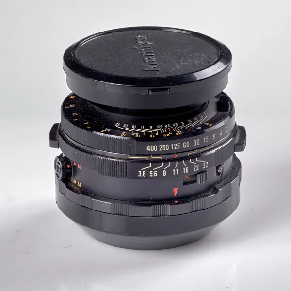 OBJEKTIV. Mamiya-Sekor 1:3,8 f=127 mm No.41610. 1970-tal.
