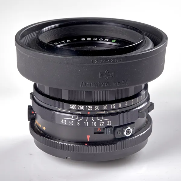 OBJEKTIV. Mamiya-Sekor C 1:4,5 f=65 mm No. 66131. 1970-tal.