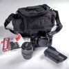 CANON. Kamera EOS 5 serienummer 3502318. Objektiv EF 28-105 mm f/3,5-4,5. Vertical grip VG 10. Explorer bag. Komplett set i originalkartong.
