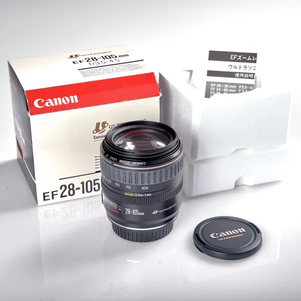OBJEKTIV. Canon EF 28-105 mm f/3,5-4,5. 1990-tal.