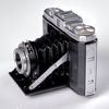 KAMERA. Zeiss Ikon. Novar-Anastigmat 1:4,5 f=75 mm. 1940-50-tal.