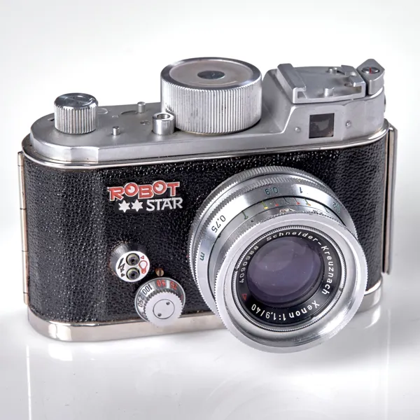 KAMERA. Robot Star. D141699. Schneider-Kreuznach Xenon 1:1,9/40 4090988. 1950-tal.