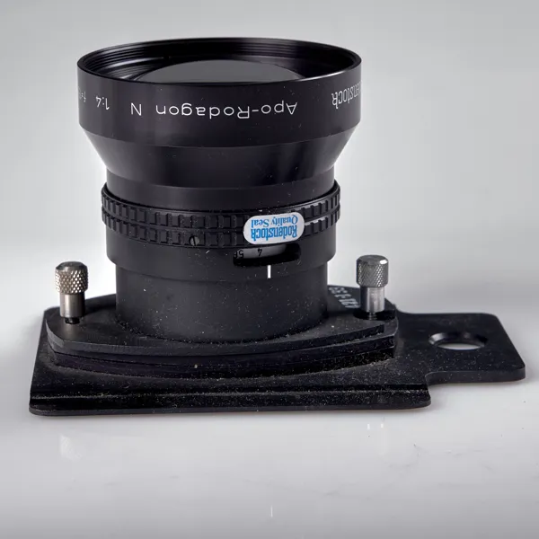 OBJEKTIV. Rodenstock. Apo-Rodagon N 1:4 f=150 mm 10981920. Cirka 1980.
