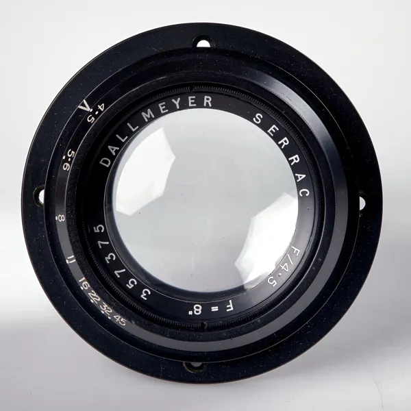 OBJEKTIV. Dallmeyer Serrac F/4,5 f=8 357375. 1939-1945.
