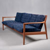 FOLKE OHLSSON. Soffa + 1 par fåtöljer. Valnöt. USA 75. Dux. 1963.