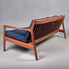 FOLKE OHLSSON. Soffa + 1 par fåtöljer. Valnöt. USA 75. Dux. 1963.