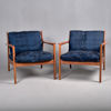 FOLKE OHLSSON. Soffa + 1 par fåtöljer. Valnöt. USA 75. Dux. 1963.
