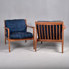 FOLKE OHLSSON. Soffa + 1 par fåtöljer. Valnöt. USA 75. Dux. 1963.