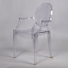 PHILIPPE STRARCK. Plast. Karmstol. Ghost.