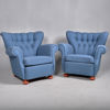 SOFFA + 1 PAR FÅTÖLJER. 1940-tal.