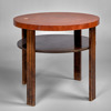 BORD. Björk och alm. Art deco. Reimers Möbler, Mjölby. 1920-30-tal.