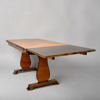 MATBORD. Björk och alm. Art deco. 1920-30-tal.