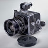 KAMERA. Hasselblad. Super Wide C. TEV 919. 5. 1969. Bakstycke. RH 3223082. Objektiv. Carl Zeiss. Serienummer 4241455.