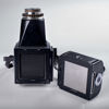 KAMERA. Hasselblad. TC 59756. 1965. Bakstycke. UC 477878. Objektiv. Distagon 1:3,5 f=60 mm. T*.