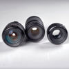 OBJEKTIV. 3 stycken. Canon. EF 50 mm 1-.1,8: II, EF 28-105 mm 1:3,5-4,5 och EF 75-300 mm 1:4-5,6 III.