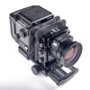 KAMERA. Fuji Professional 6x8. GX 680. 1987. Objektiv EBC Fujinon GX 80 mm 1:5,6. AE Finder. Bakstycke. Bälg. Batteriladdare. 2 stycken fjärrutlösare.